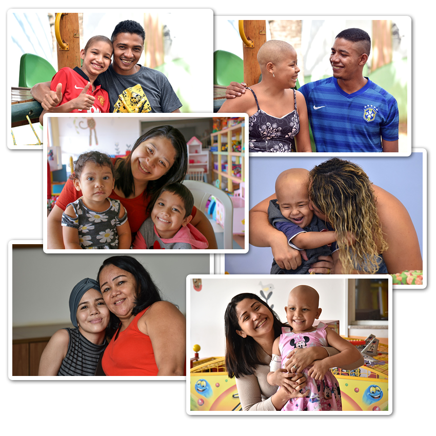 Famílias beneficiadas pelo Instituto Ronald